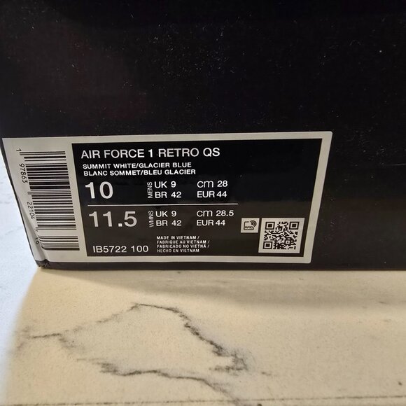 NEW Nike Air Force 1 Low Retro Woven Easter Basket NBY IB5722-100 Mens Size 10 - Picture 10 of 16